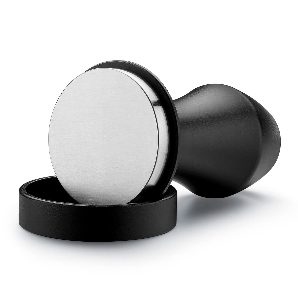 Normcore compacto-espresso 51mm en acción para extracción uniforme.