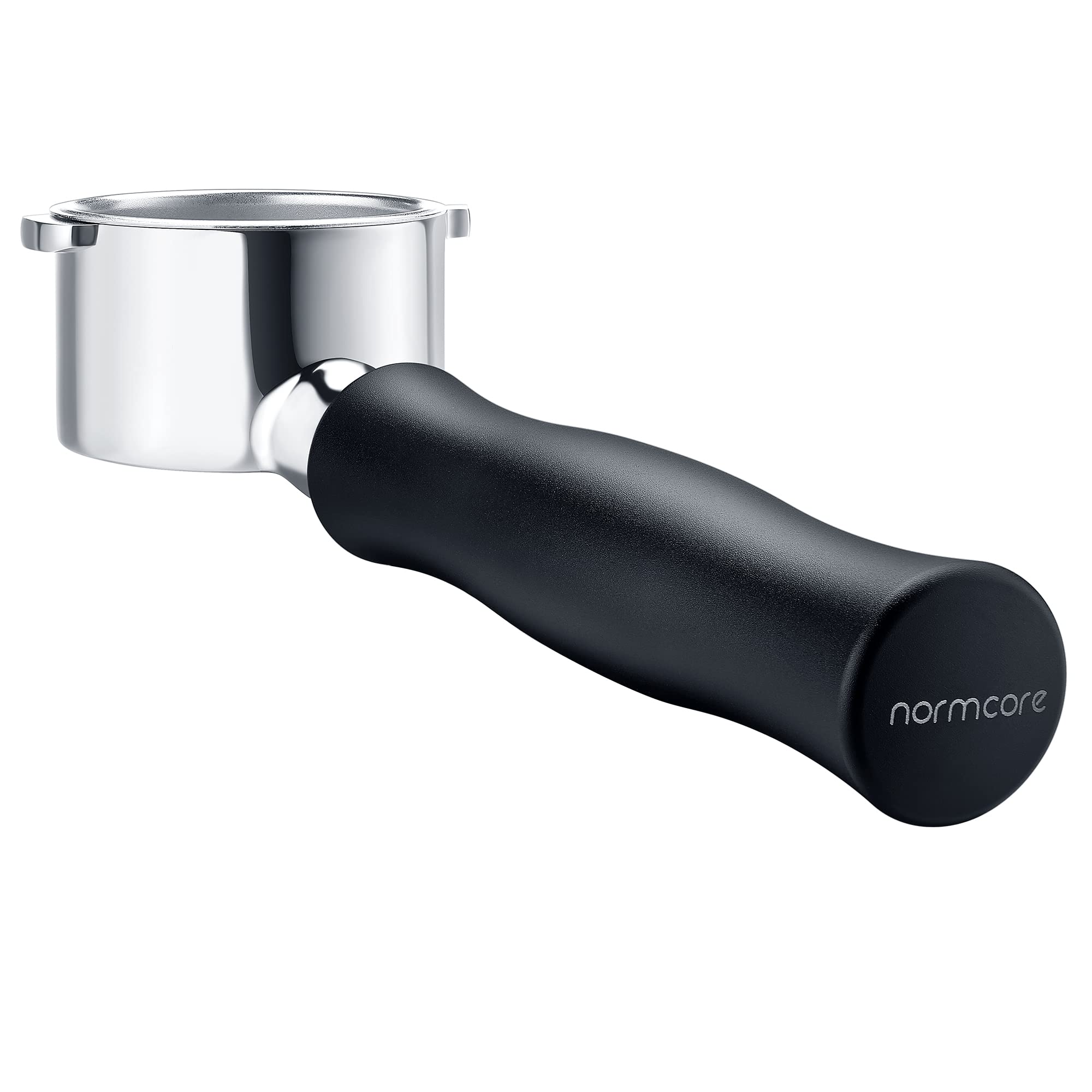 Normcore portafiltro desnudo 51 mm, mango anodizado ergonómico para un agarre cómodo.