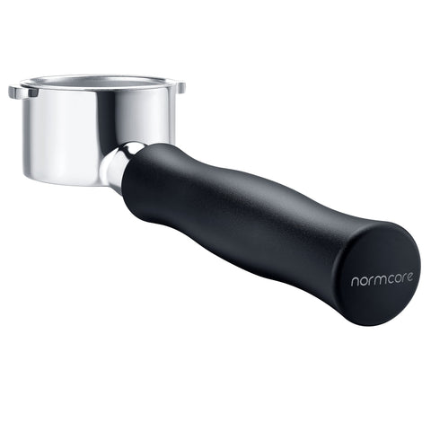 Normcore portafiltro desnudo 51 mm, mango anodizado ergonómico para un agarre cómodo.