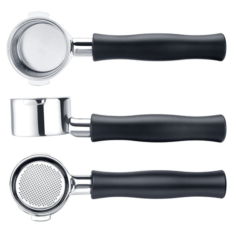 Normcore portafiltro desnudo 51 mm para Delonghi, facilita observar la extracción.