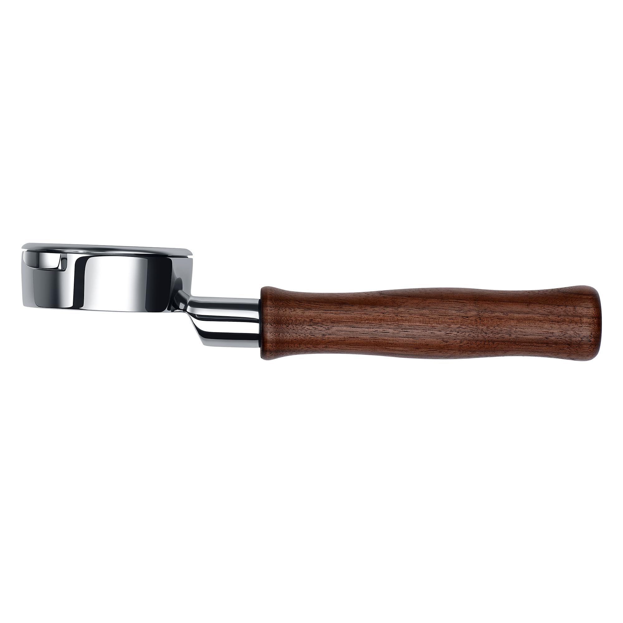 Normcore portafiltro desnudo 58mm compatible con Gaggia para uso versátil.