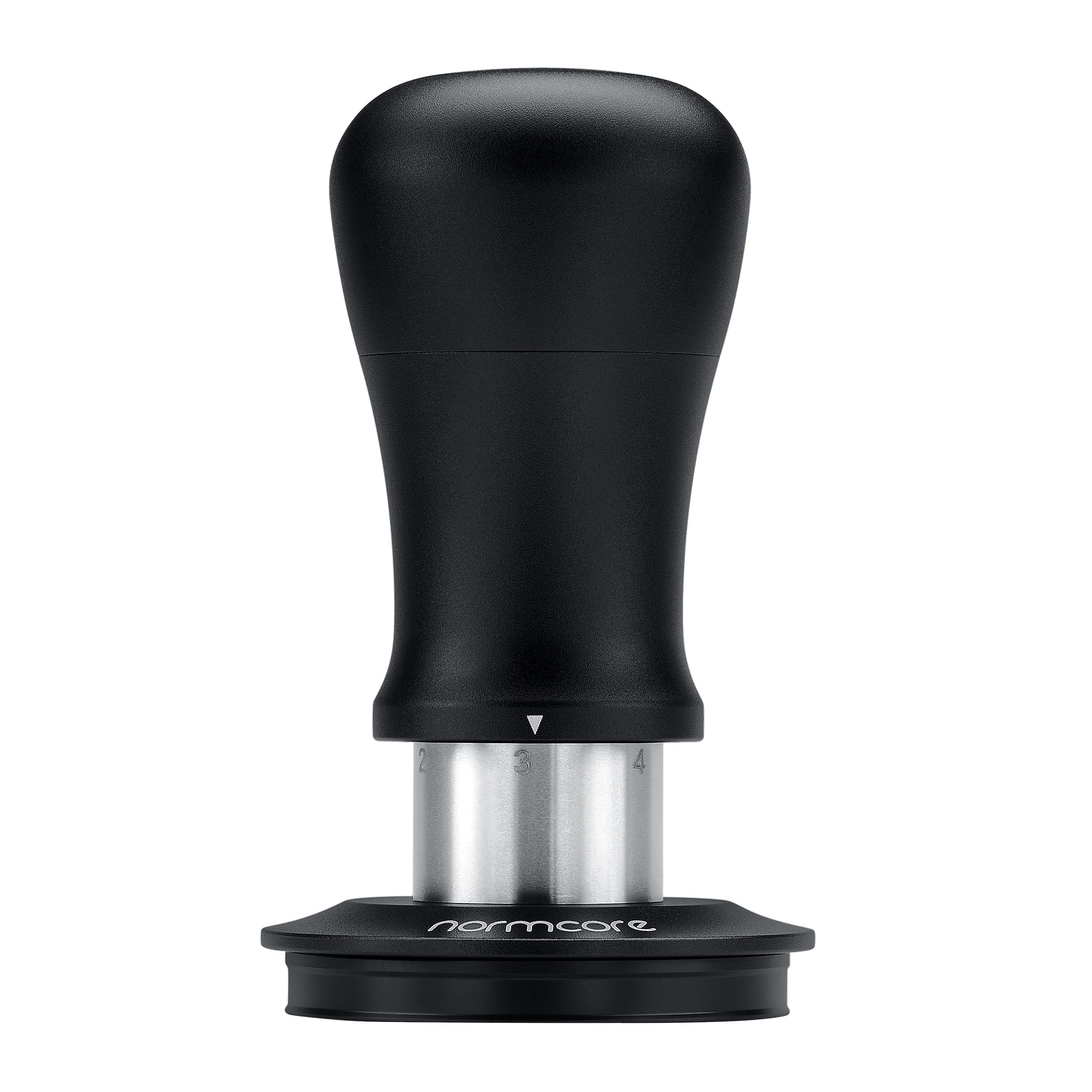 Normcore Tamper diseño con base titanio PVD y cuerpo de aluminio duradero