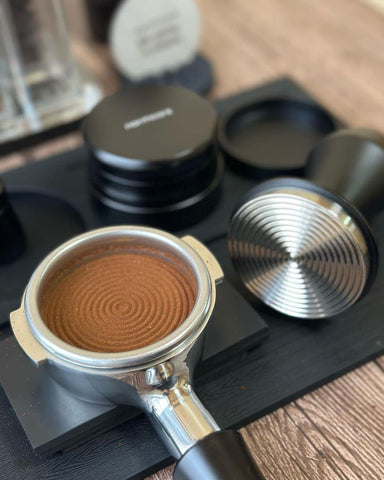 Normcore prensador espresso mango de aluminio anodizado para mayor control