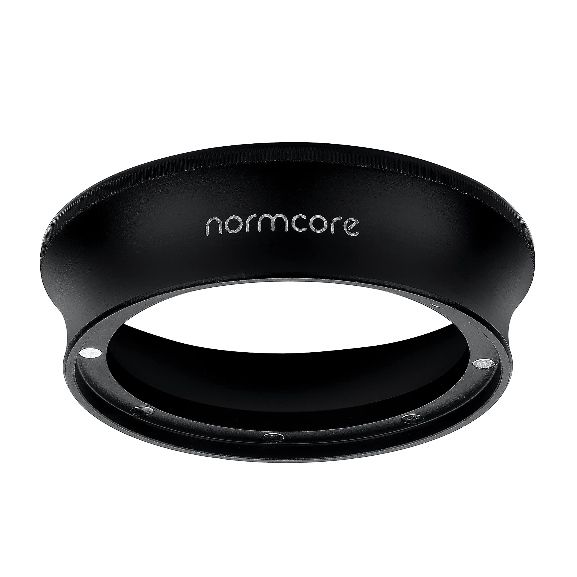 Normcore uso con WDT: rompe grumos y facilita la molienda sin derrames.