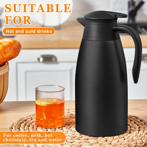 Norme cafetera termica con mango ergonómico para un vertido cómodo