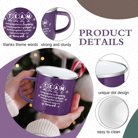 Diseno colectivo en las tazas Norme para reforzar la identidad del equipo.
