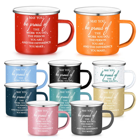 Norme tazas gracias: conjunto de 10 colores, ideal para uso diario y compartir.