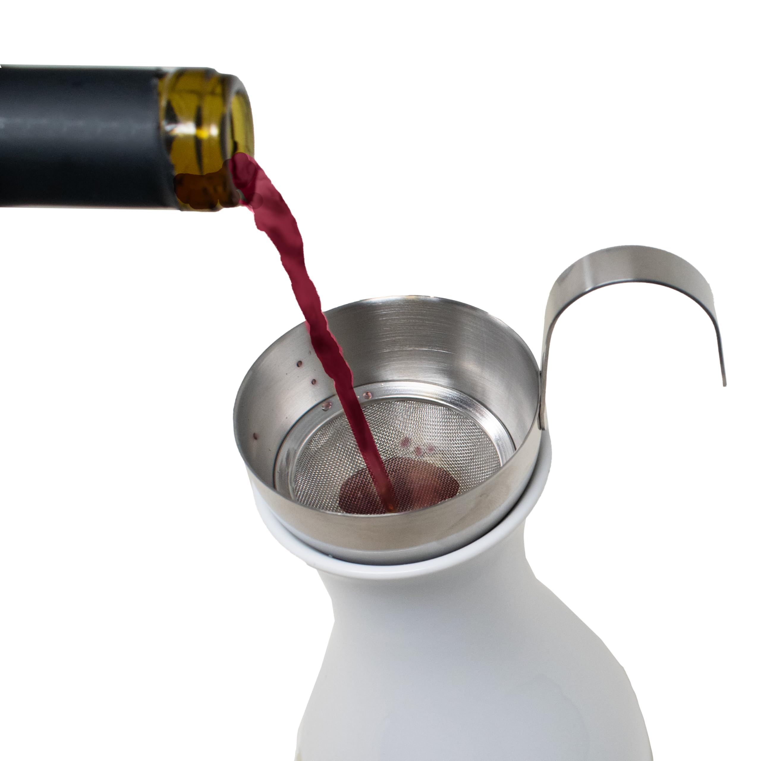 Norpro 242 colador para llenar botellas estrechas con control