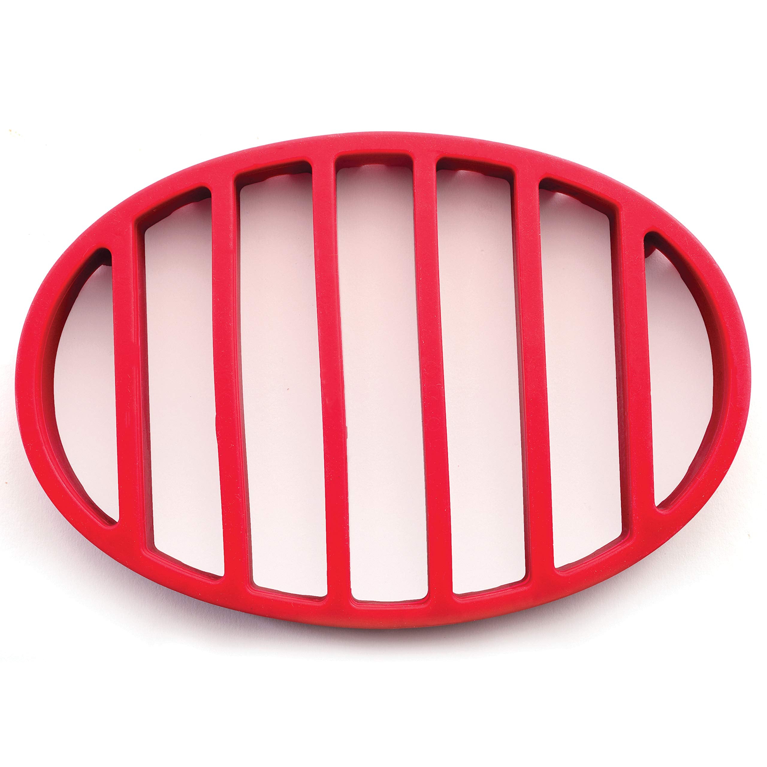 Norpro 405 rejilla silicona ovalada para carnes facilita drenaje y dorado