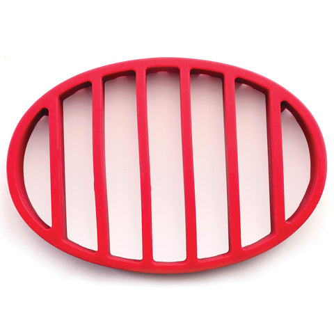 Norpro 405 rejilla silicona ovalada para carnes facilita drenaje y dorado