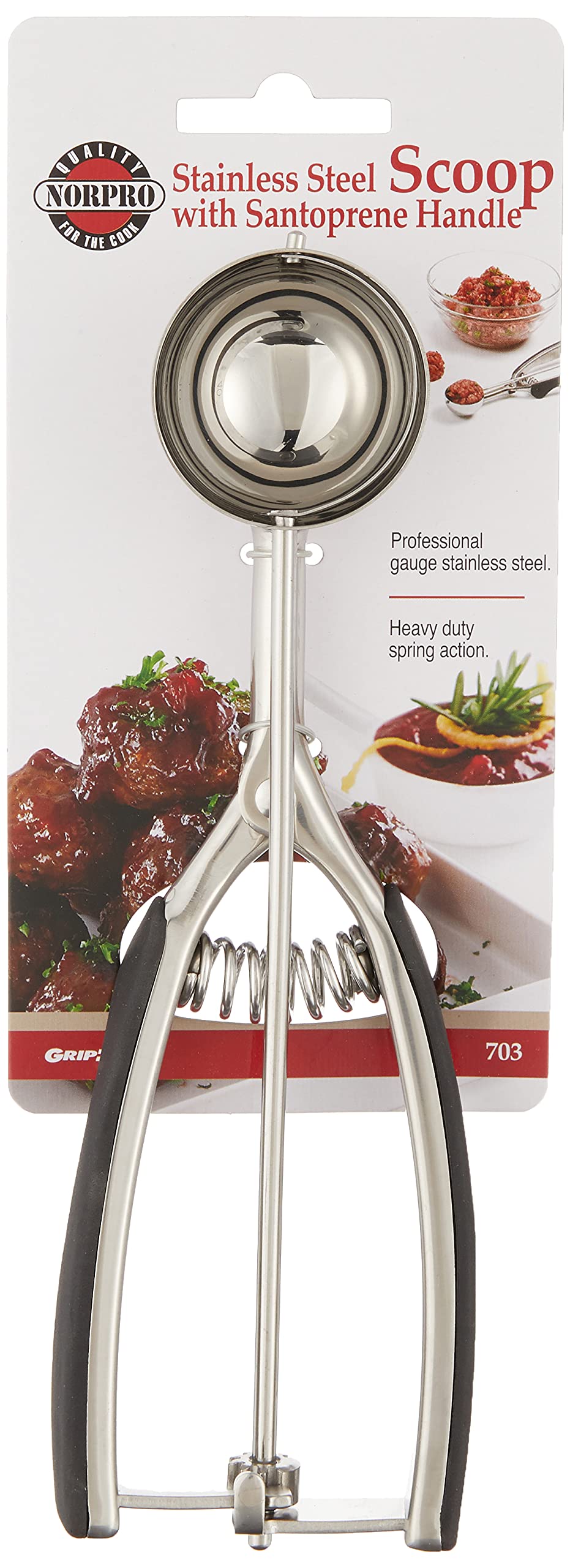 Norpro acero inoxidable para uso duradero en cocinas activas.