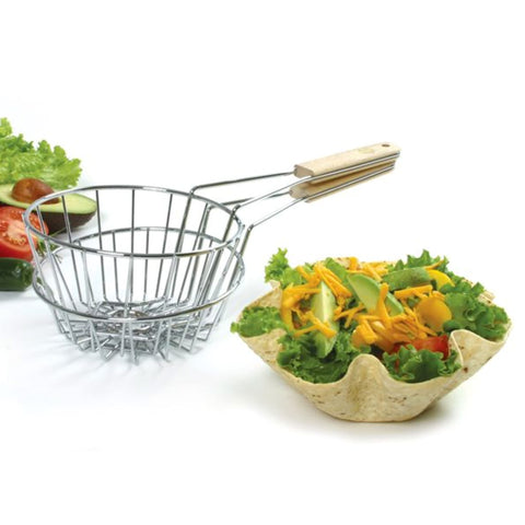Norpro cesto freír tortillas diámetro interno 6.25 pulgadas