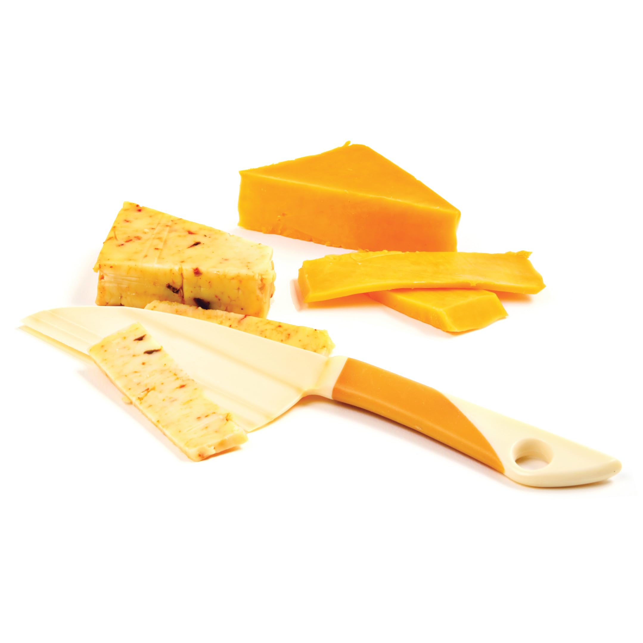 Norpro cuchillo para queso multicolor perfecto para postres y tartas