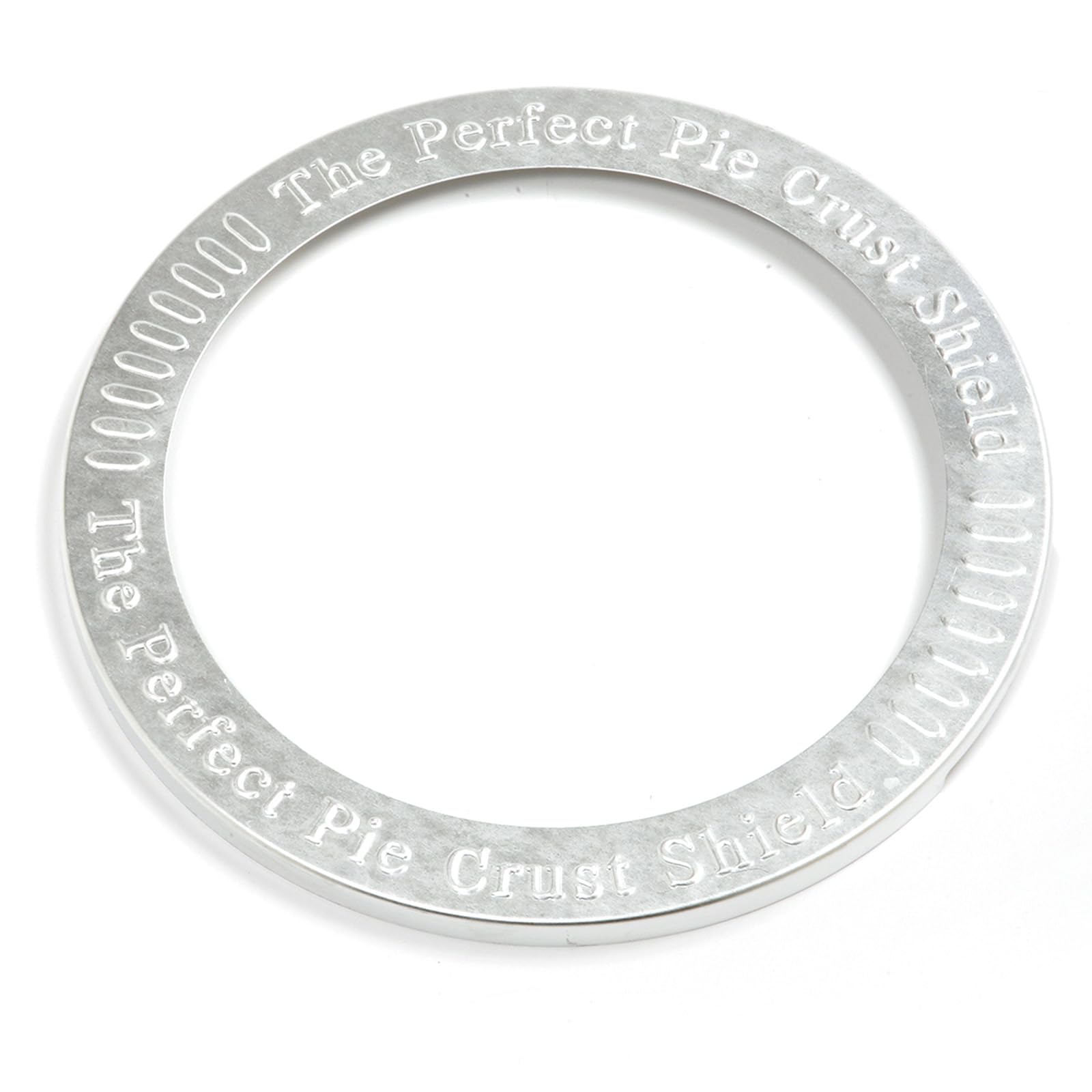 Norpro escudo de masa para tarta de 9 pulgadas, vista superior, protege la corteza.