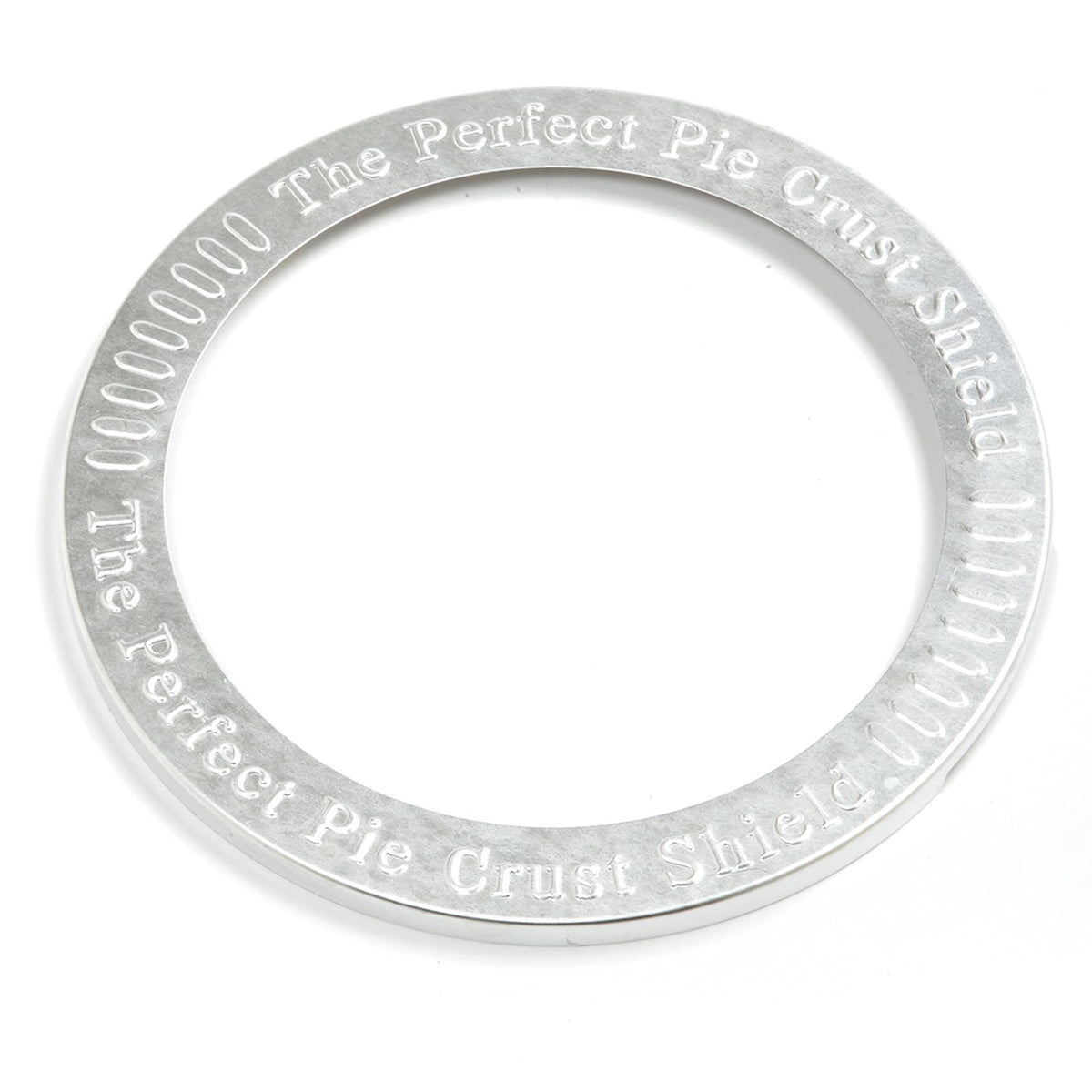 Norpro escudo de masa para tarta de 9 pulgadas, vista superior, protege la corteza.