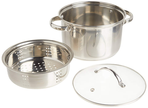Norpro inserto para vapor 4 cuartos ideal para verduras y mariscos al dente