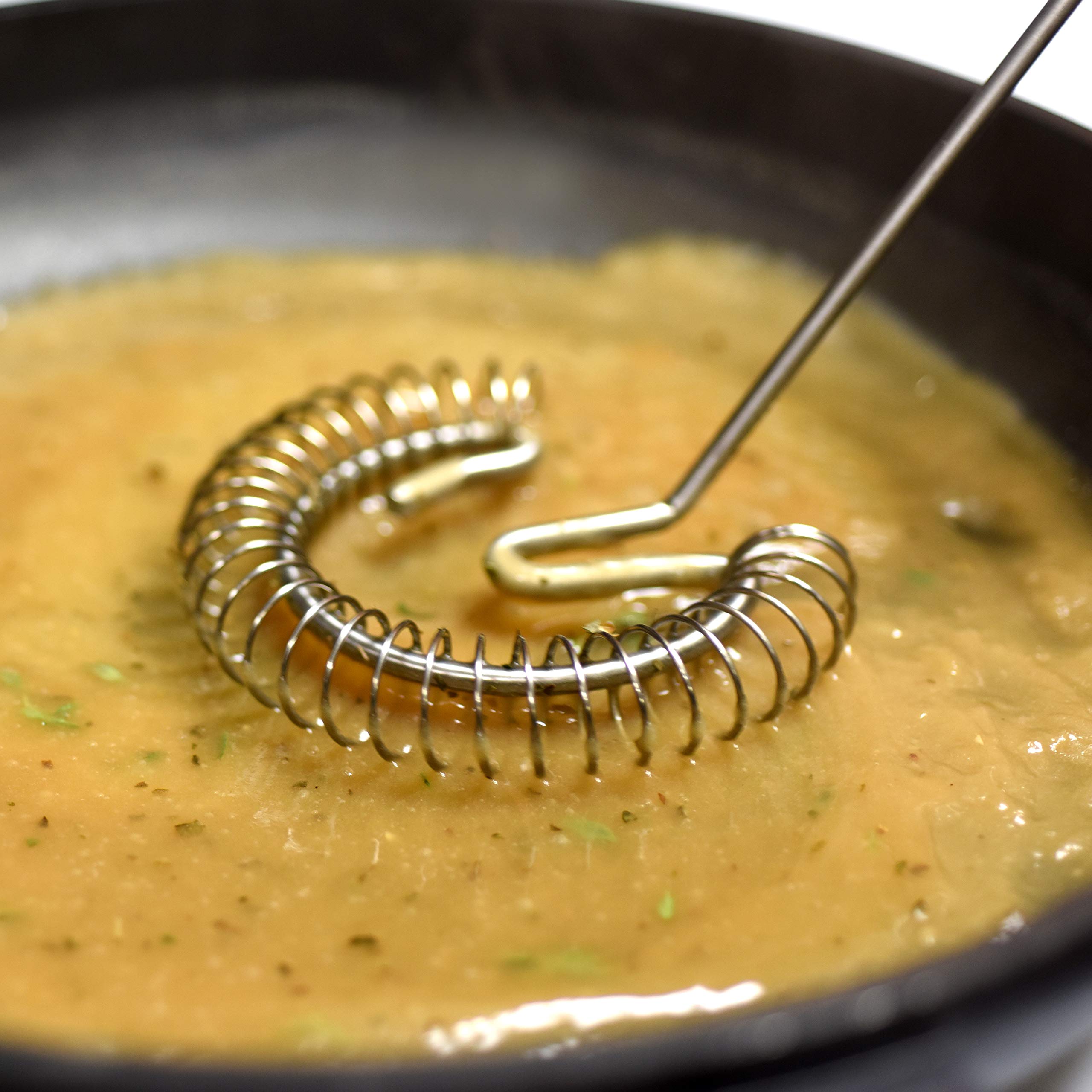 Norpro Krona batidor con espirales flexibles, ofrece mayor acción al batir salsas.