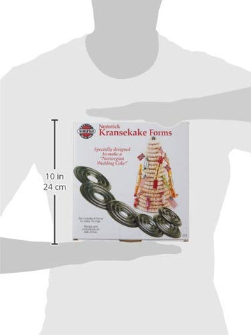 Norpro medidas 21 cm para kransekake, tamaño perfecto para capas.