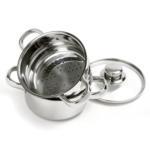 Norpro mini vapor: cestilla de vapor para verduras y mariscos al vapor.