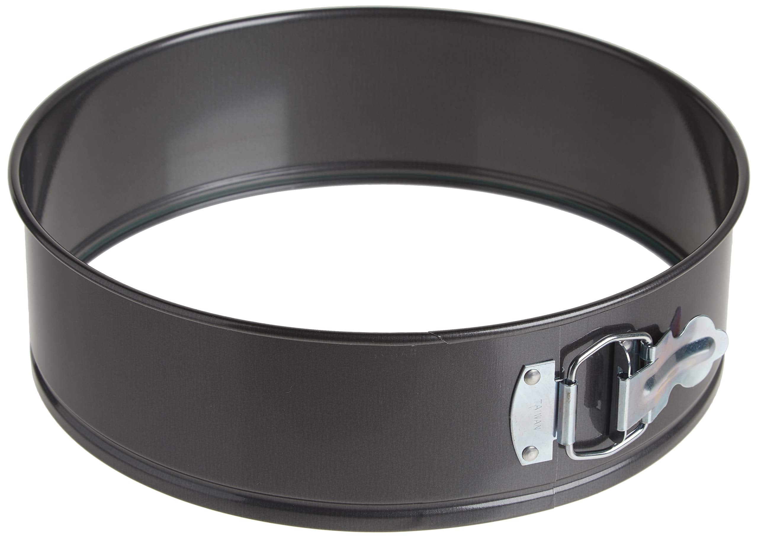 Molde desmontable Norpro de 10 pulgadas con base de vidrio para hornear y servir.
