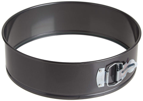 Molde desmontable Norpro de 10 pulgadas con base de vidrio para hornear y servir.