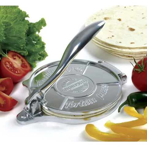Norpro Prensa-tortillas-limpieza-facil, facilita limpieza rápida tras cada uso.