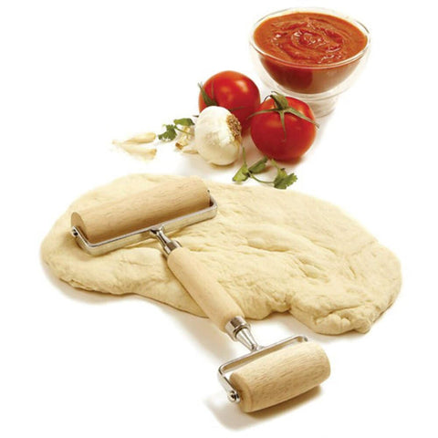 Norpro rodillo masa pizza pequeño ideal para sellar bordes y detalles.