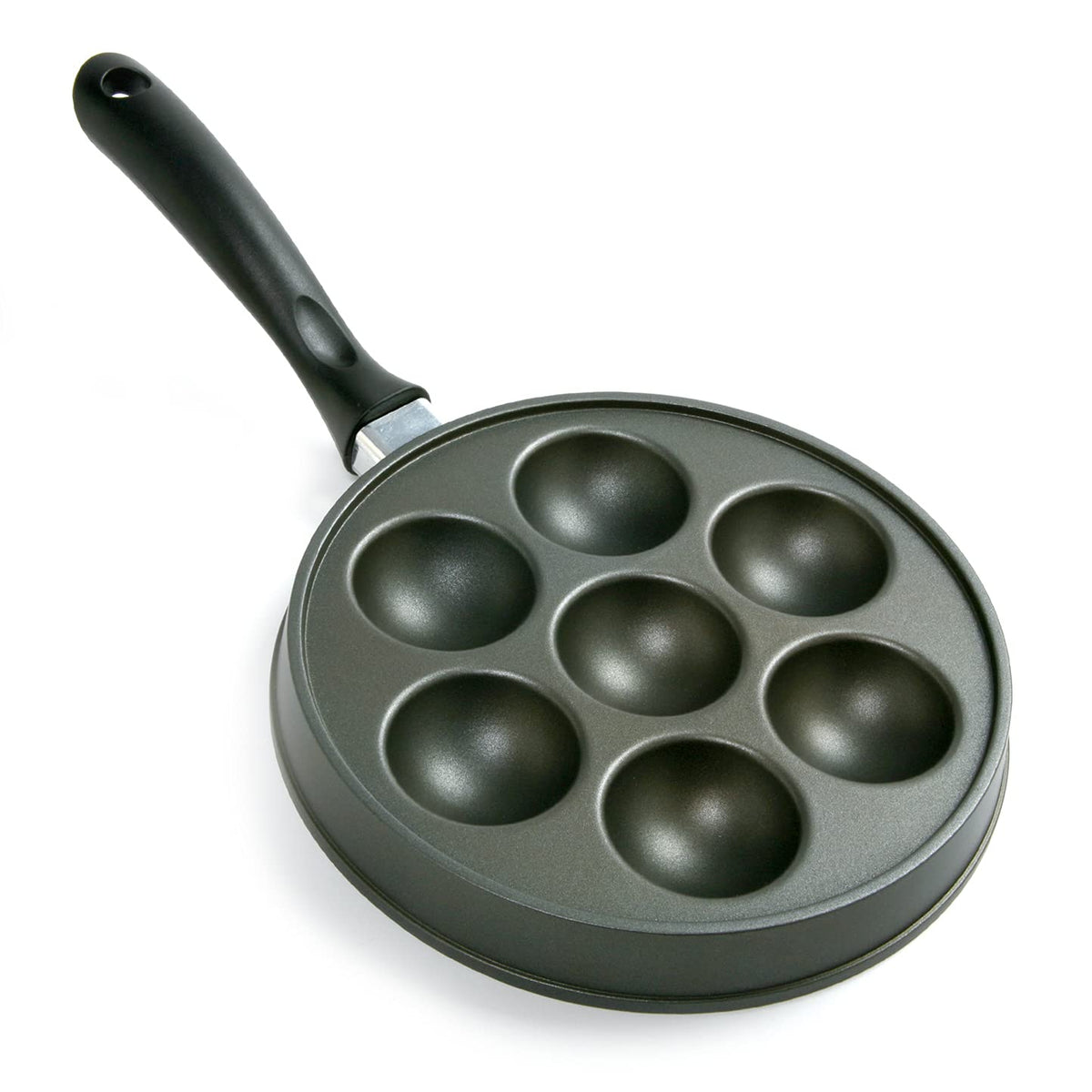 Norpro sartén antiadherente para Aebleskiver lista para desmoldar con facilidad