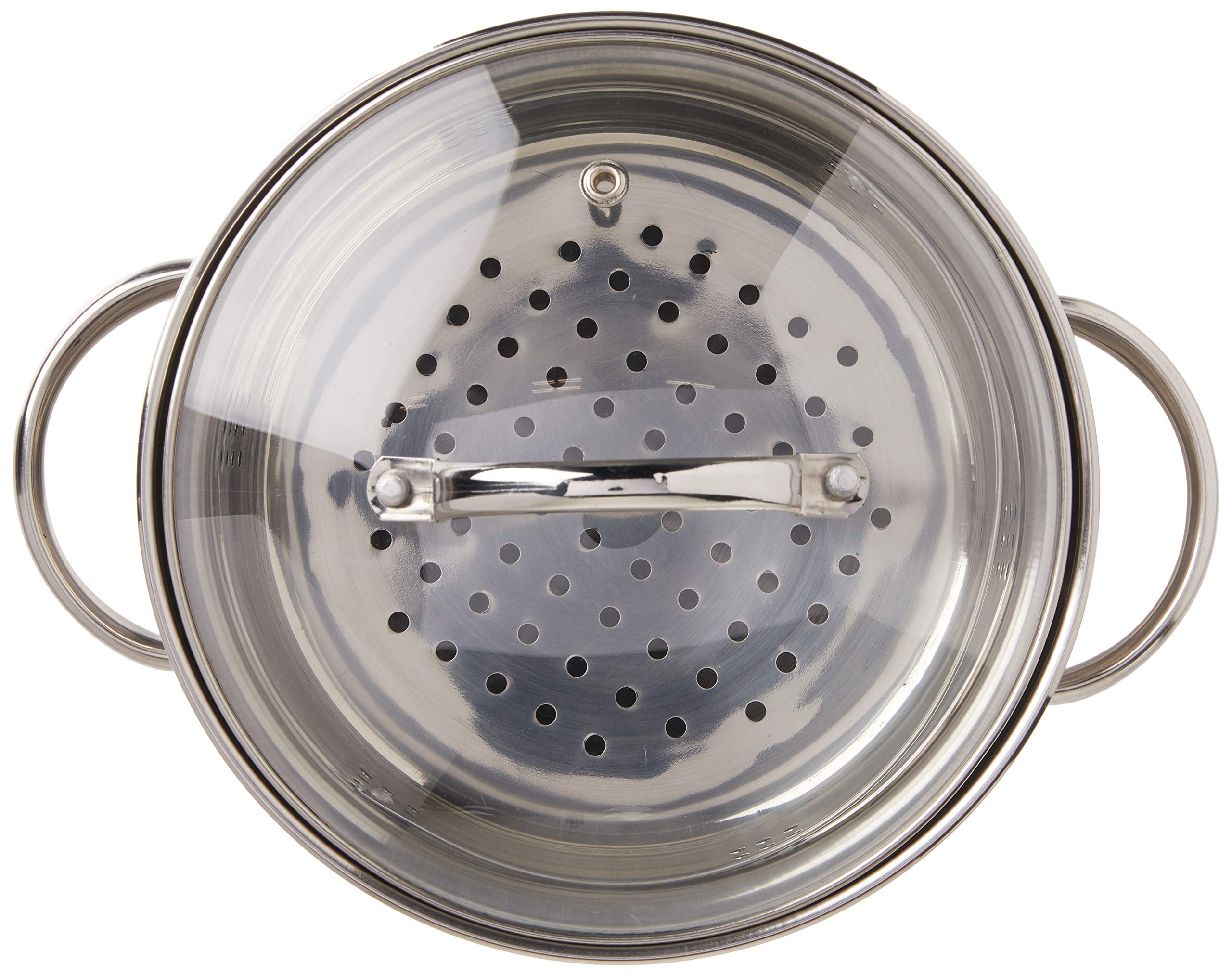 Norpro tapa de cristal templado, ventilada para vigilar la cocción sin perder calor