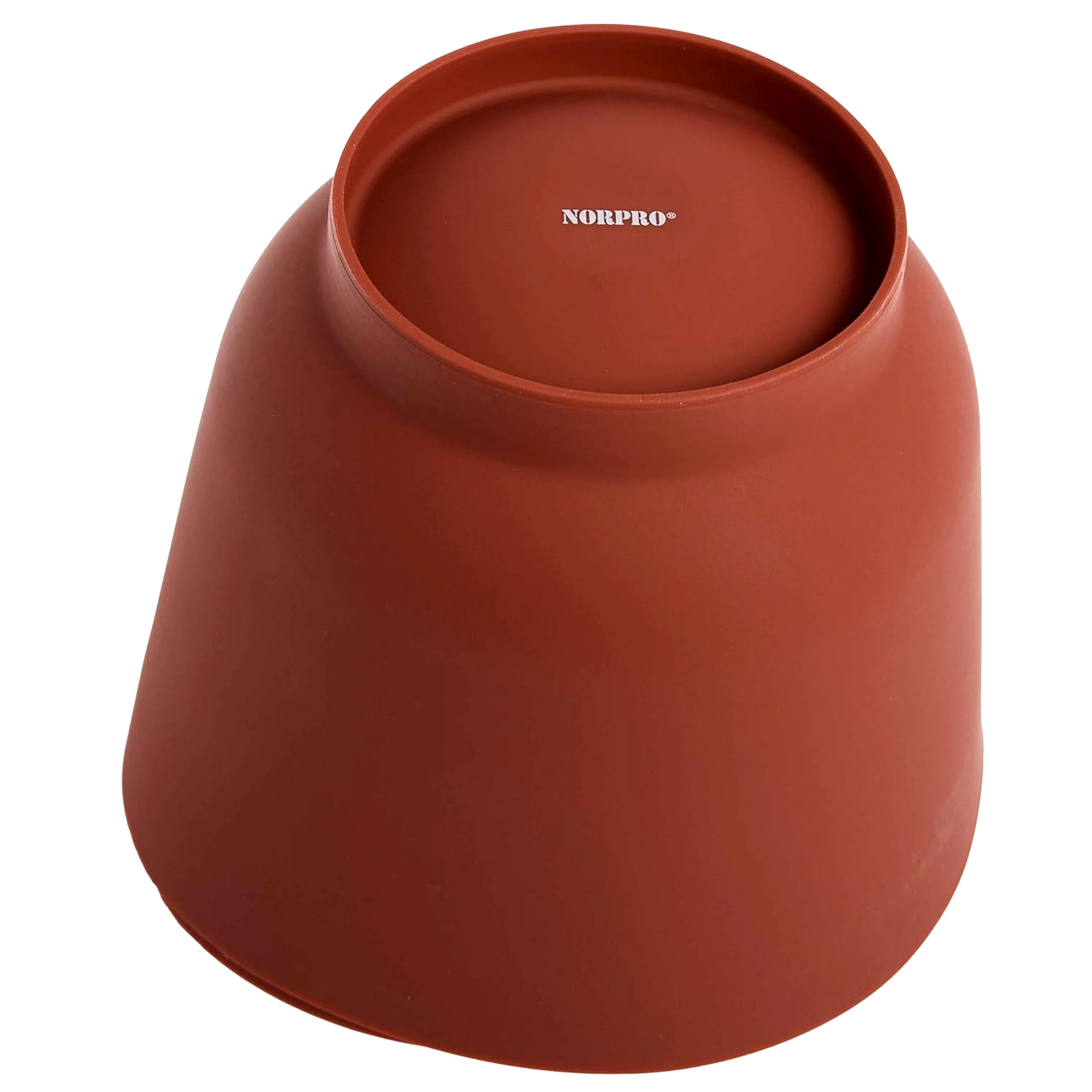 Norpro tazones rojos: interior liso facilita limpieza y desmolde suave