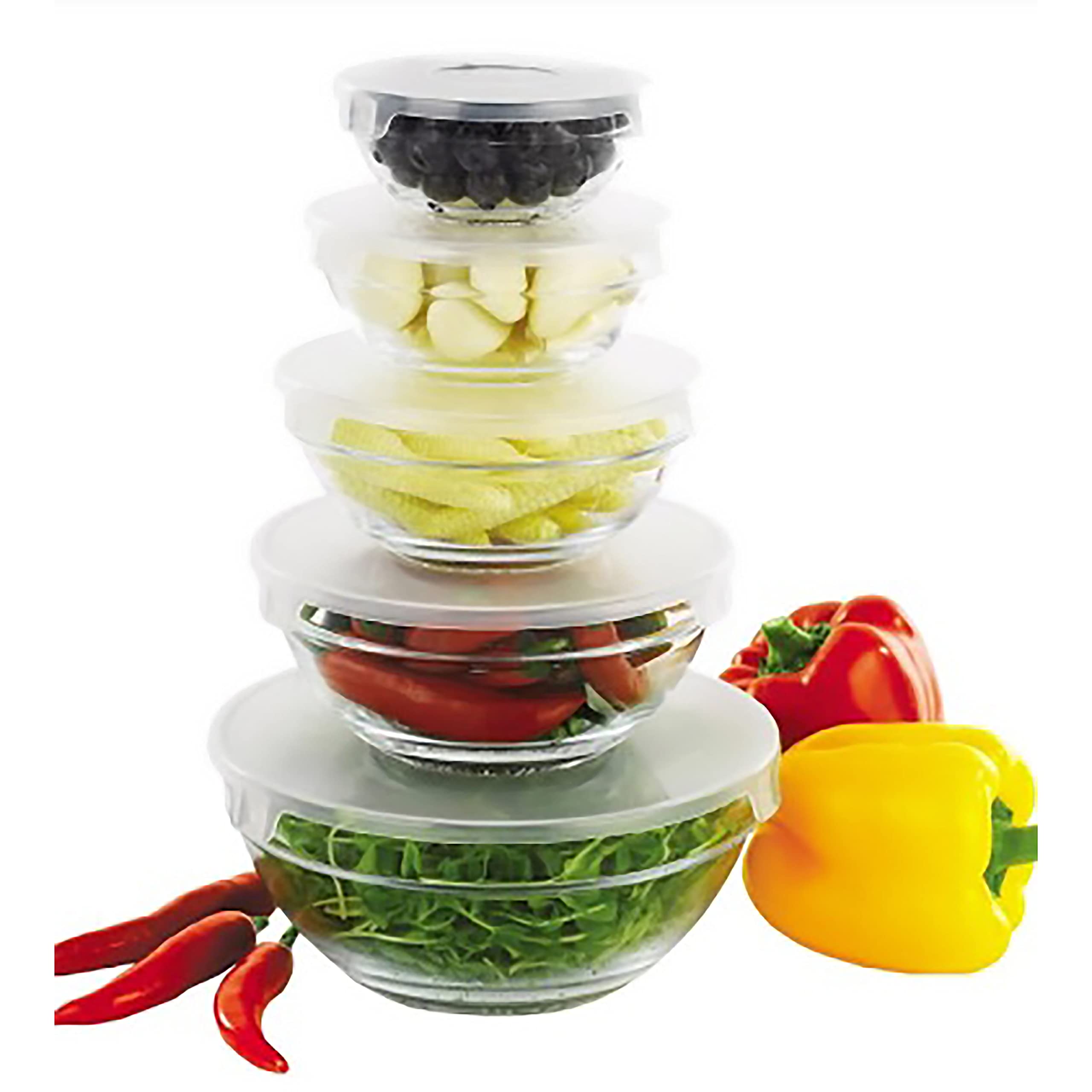 Norpro tazones 1-1/2 taza, ideal para servir porciones pequeñas.