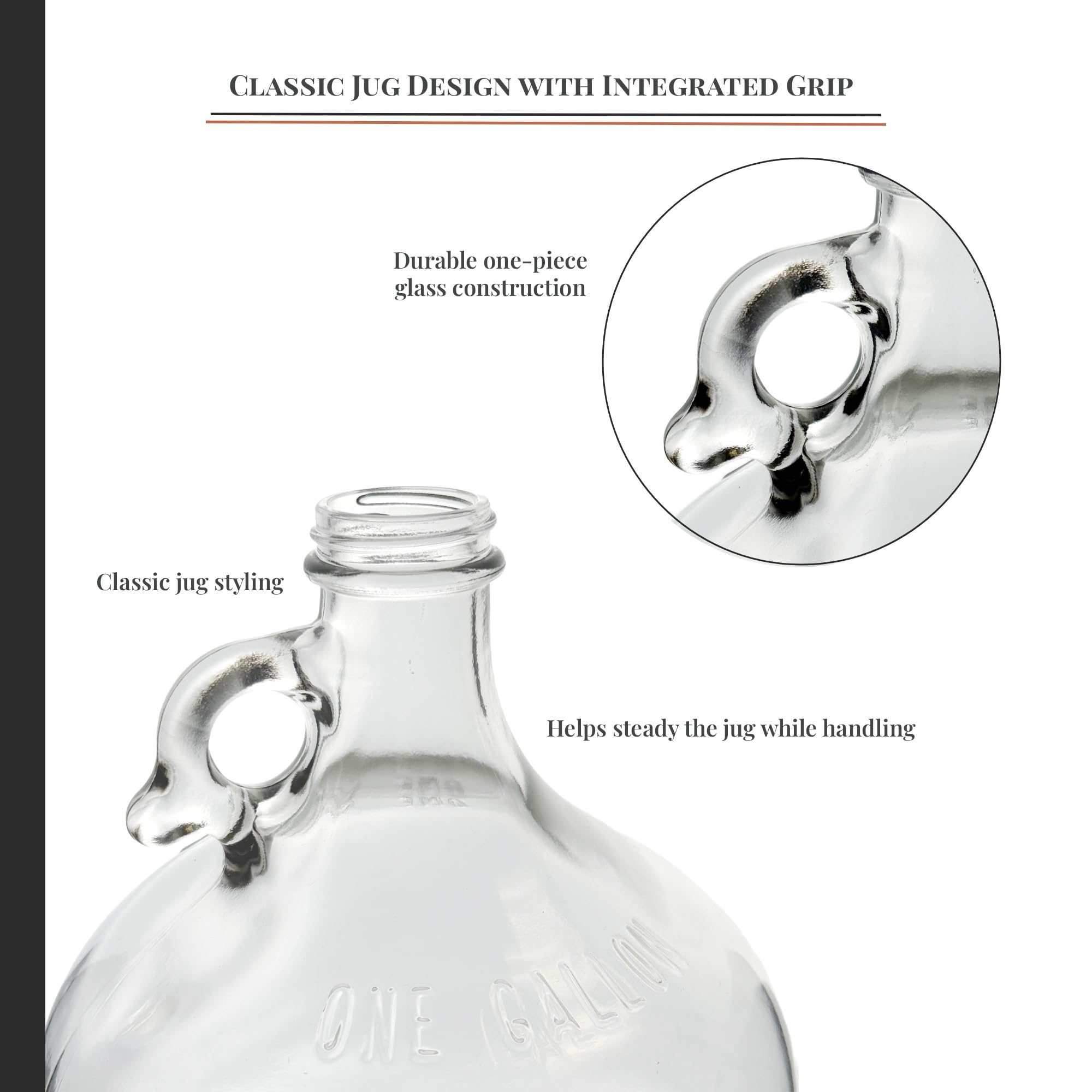 North Mountain Supply etiqueta y cuello del botellón, montaje del tapón fácil
