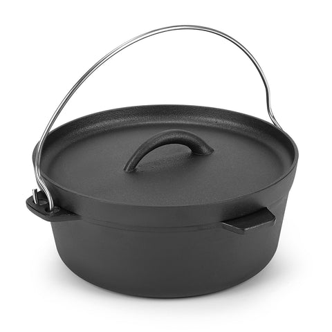 Olla Northriver Casting con tapa, vista frontal, ideal para cocción rápida en casa
