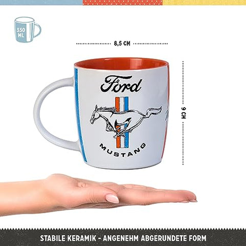 Taza Nostalgic-Art con diseño retro y impresión de alta calidad en exterior.
