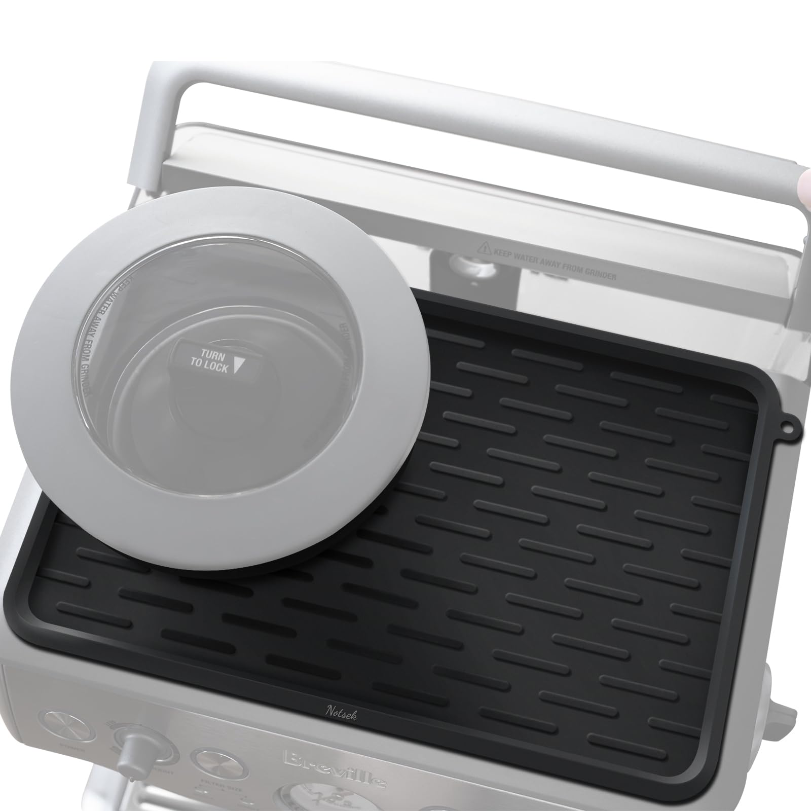 NOTSEK alfombrilla para Breville 870-880 superior, protege la carcasa y evita rayaduras.