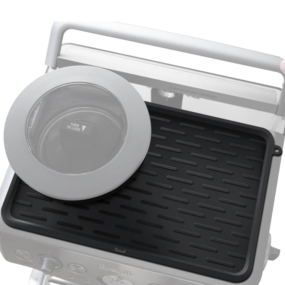 NOTSEK alfombrilla para Breville 870-880 superior, protege la carcasa y evita rayaduras.