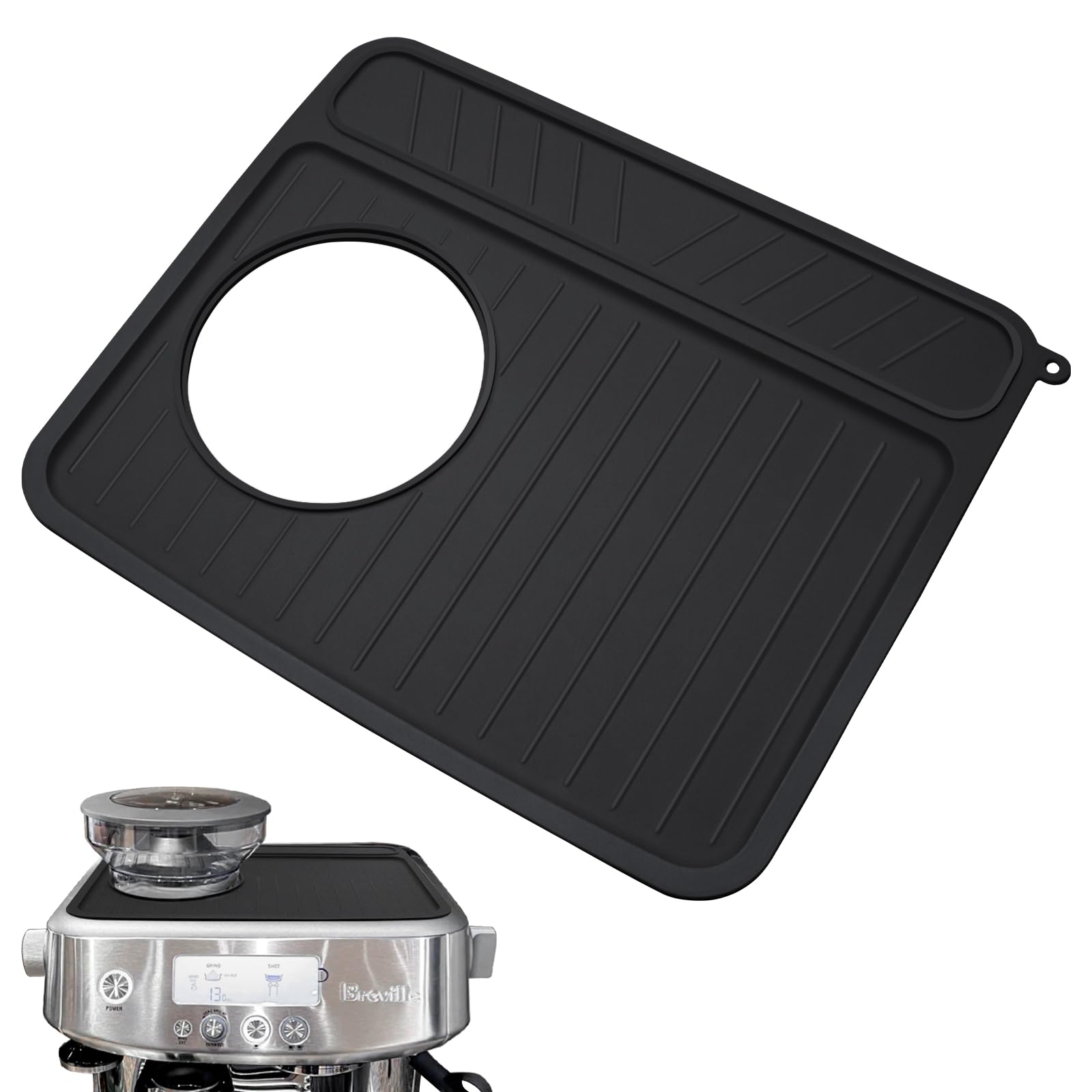 NOTSEK almohadilla de apisonado para espresso Breville 878/881, antideslizante.