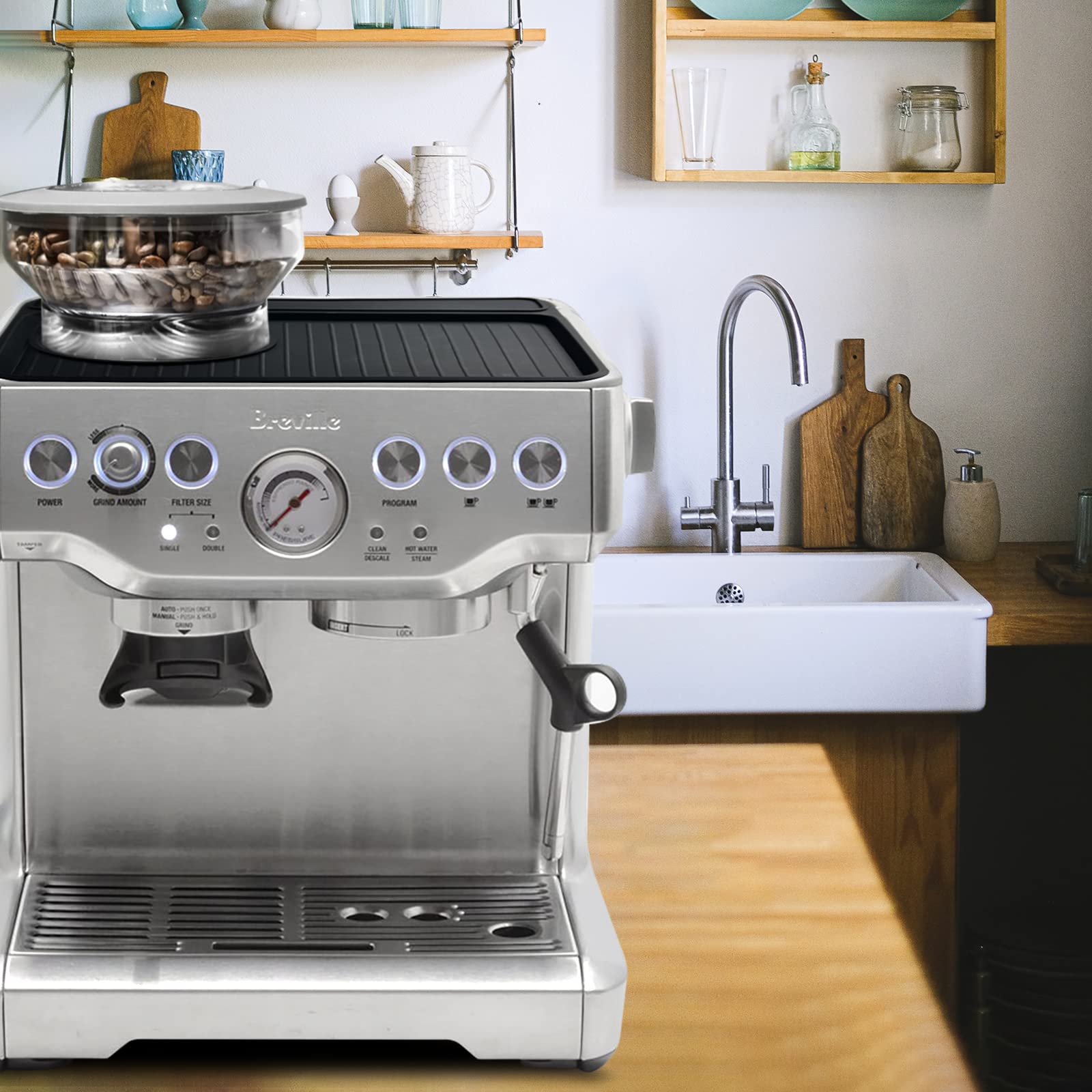 NOTSEK estación de compactación para espresso, organiza accesorios de barista