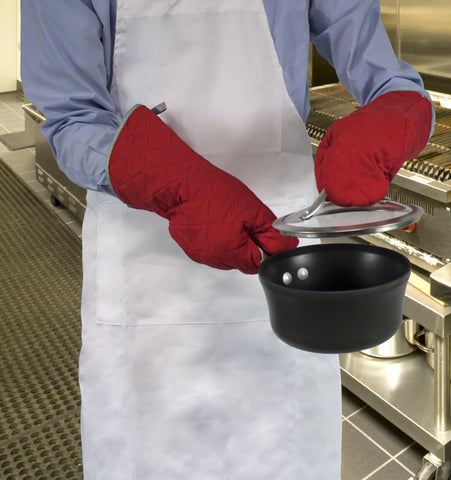 Guantes Nouvelle Legende con 2 pares resistentes para cocina y barbacoa.