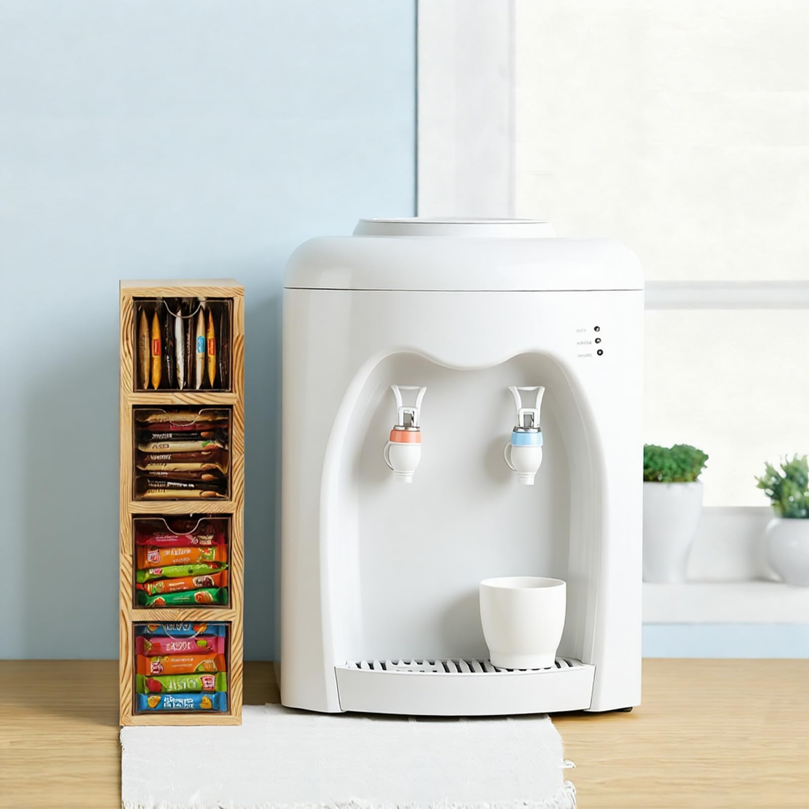 Novabright cajones transparentes para ver las bolsitas de té