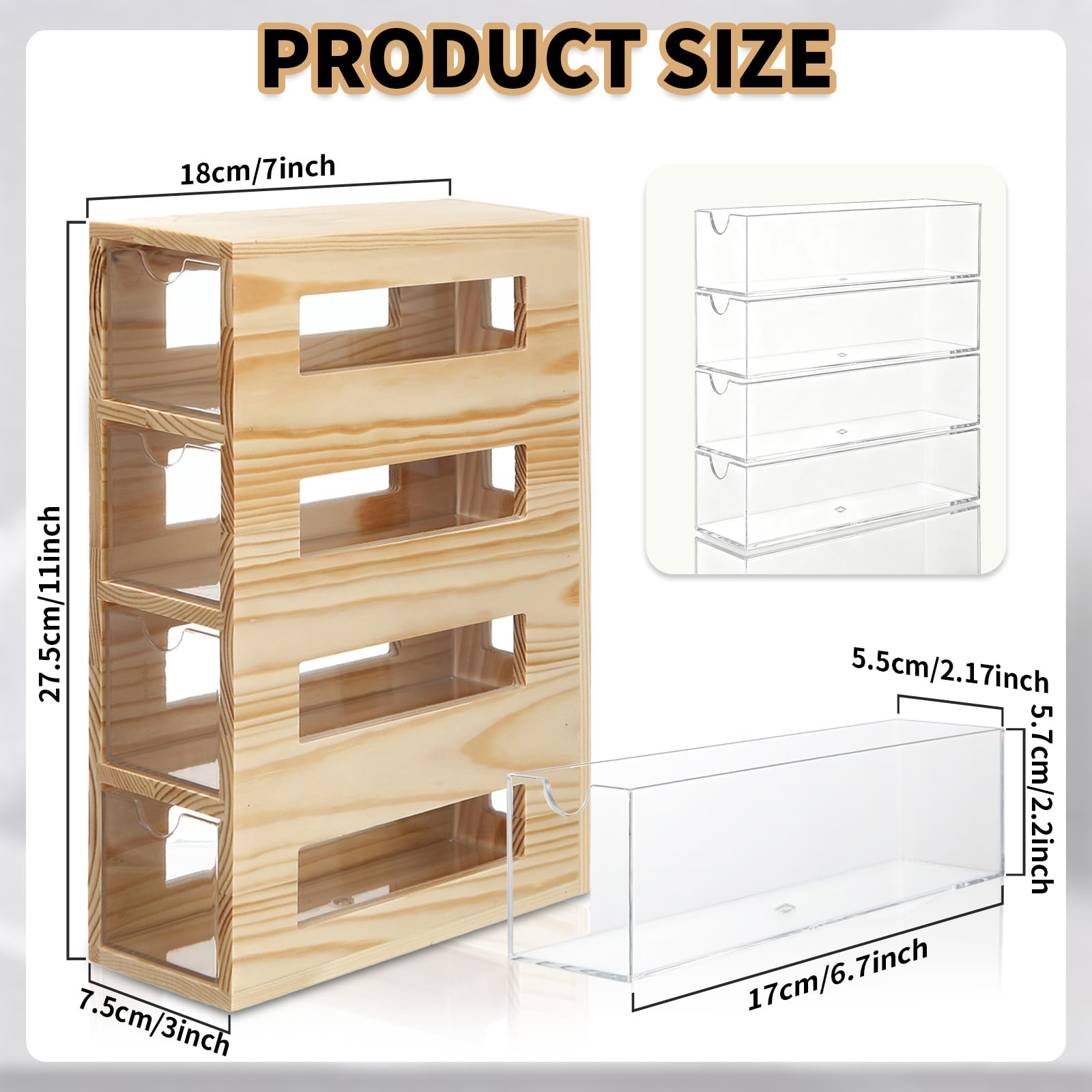 Novabright diseño natural en madera con acrílico