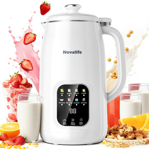 Novalife 8 en 1 leche de soja casera, lista para disfrutar en casa