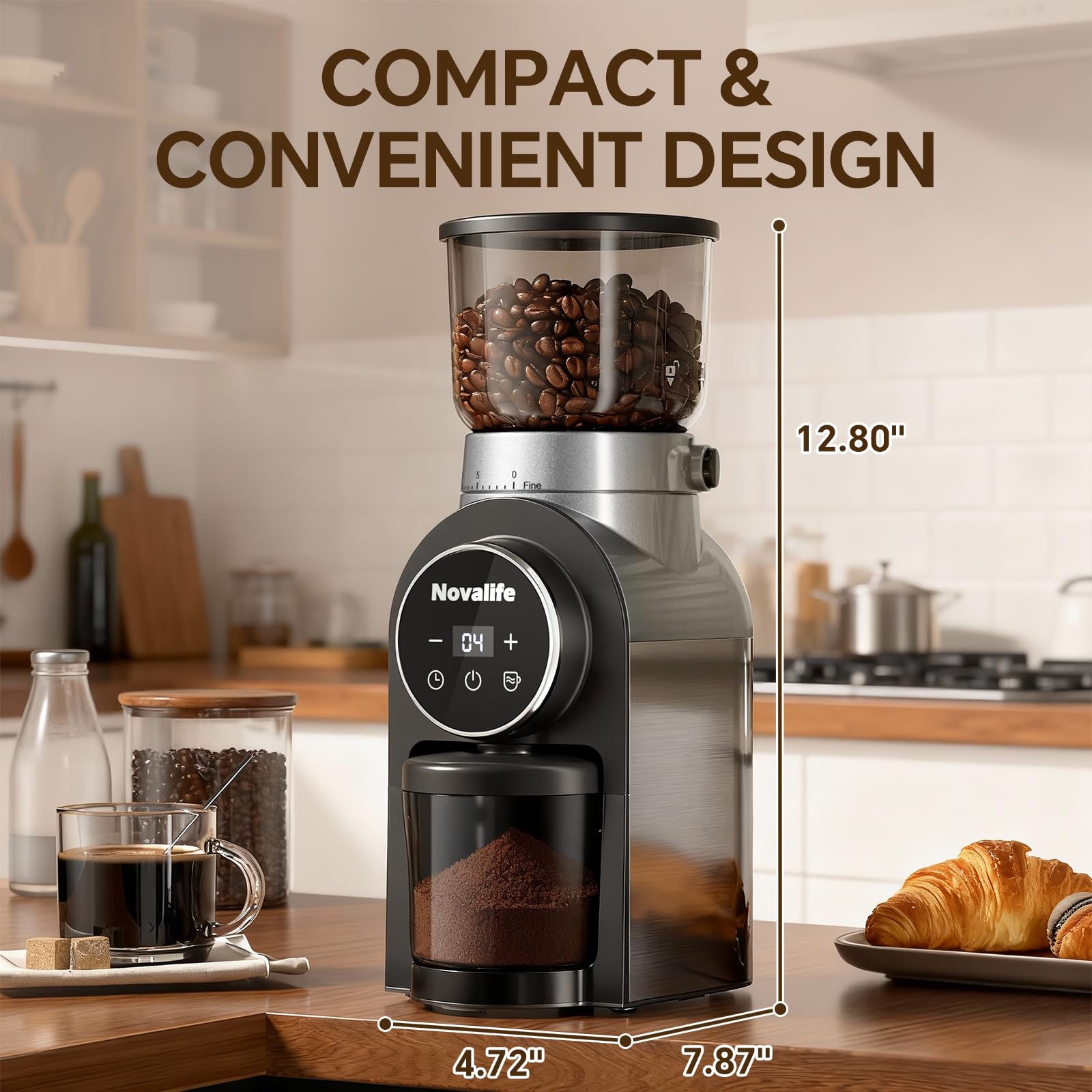 Acabado en acero inoxidable y detalles modernos que complementan cocinas.