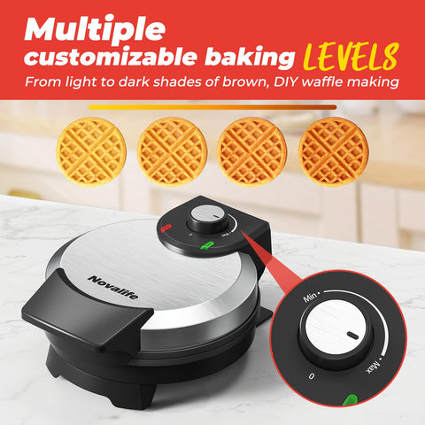 Novalife gofrera doble cara, cocina más rápido y uniforme.