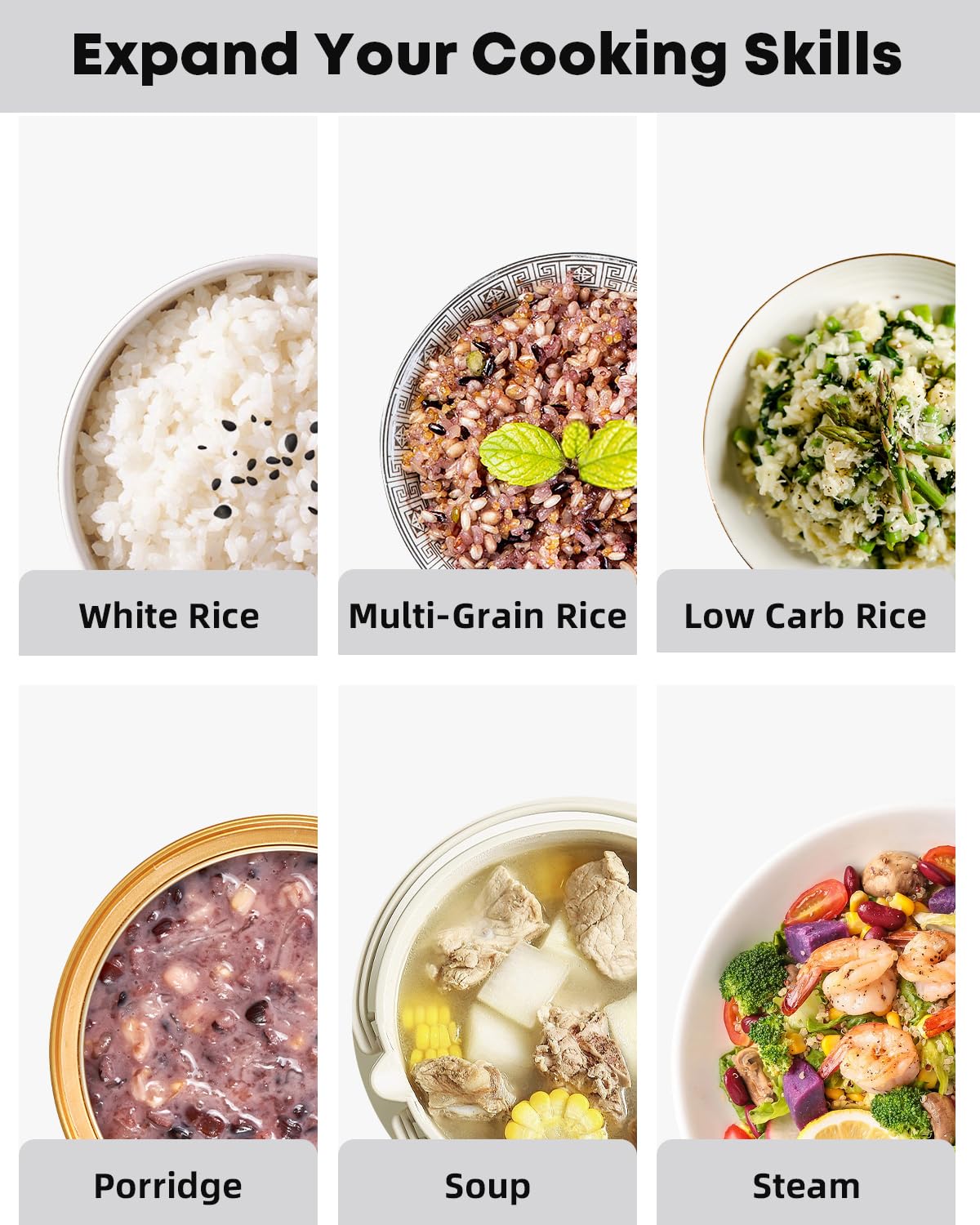 Novaspark opción bajo carbohidratos para arroz más ligero