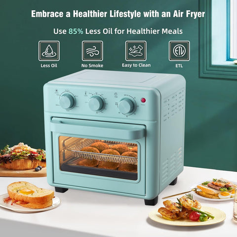 Novaspark horno tostador con 8 funciones en 1 para mayor versatilidad.