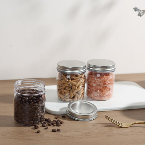 novelinks botes con acabado plateado para cocina moderna