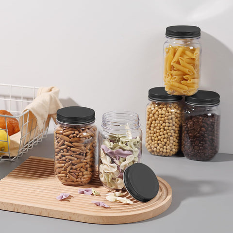 novelinks jarras plástico para ordenar y reutilizar en cocina