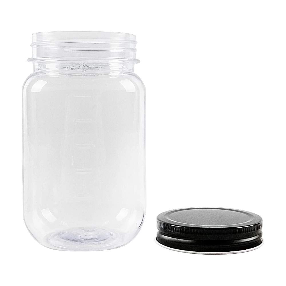 novelinks jarras plástico para viaje con tapa rosca segura