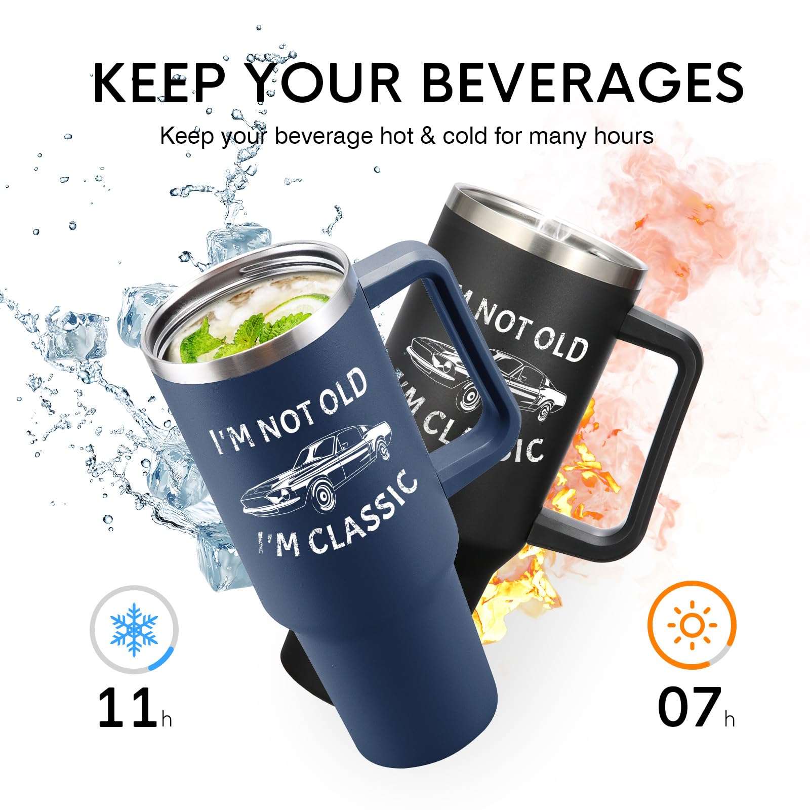 NOWWISH doble pared con aislamiento térmico para bebidas frías o calientes